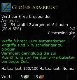 Gloins Armbrust